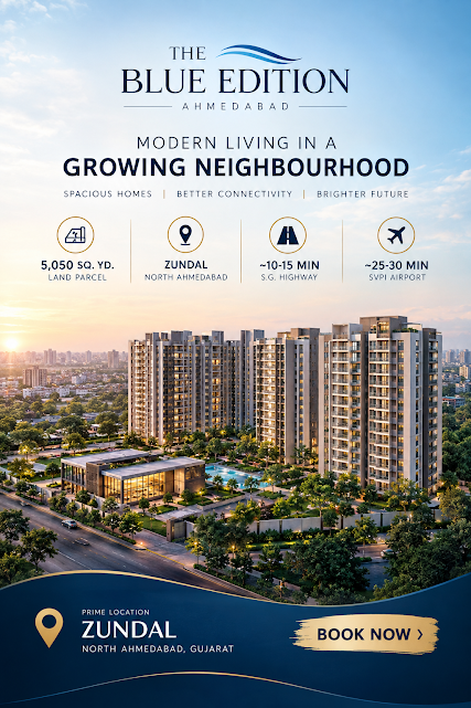 The Blue Edition Ahmedabad location in Zundal, Ahmedabad